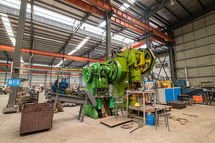 岳阳网架配件-锥头加工车间